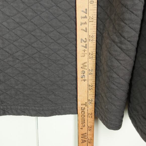 LL Bean Sweatshirt Mens SZ S 1/4 Snap Traditional Fit Quilted Lightweight Casual - Picture 9 of 11